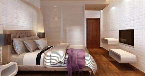Trang trí phòng ngủ bằng xốp dán tường 3d. | Lâm Hoàng Groups